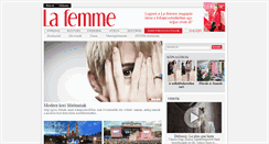 Desktop Screenshot of magazin.lafemme.hu